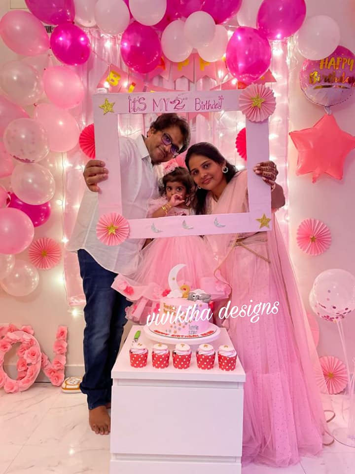 1st birthday mother daughter dresses for birthday in india Mom and ethnic ensemble shades of pink and peach # mom and daughter matching outfits # mom and daughter twinning # # party ideas # boohoo Women's Halter Neck allproducts or special occasion Color:Fandango Pink