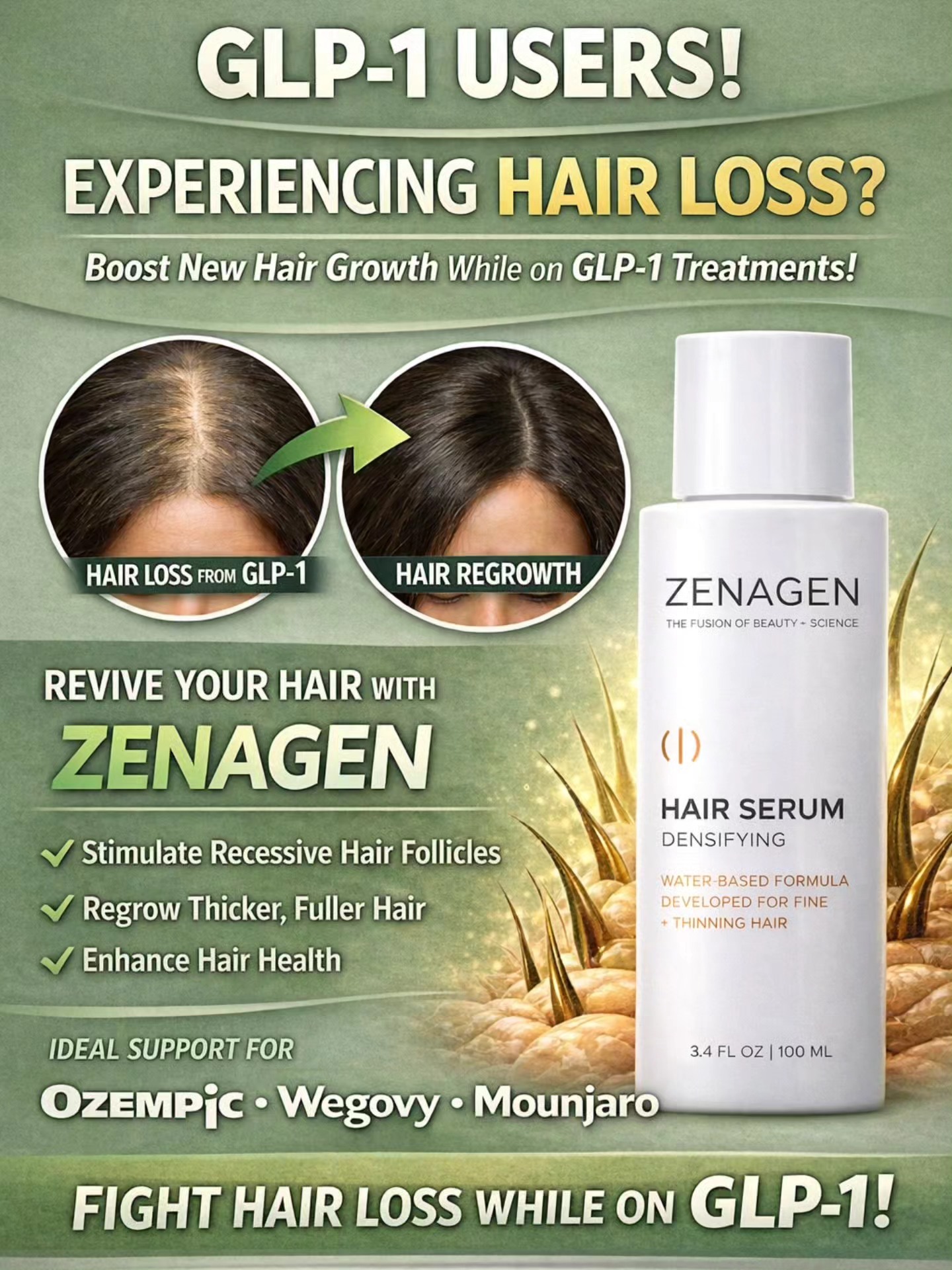 glp 1 and hair thinning experience? : r/antidietglp1 GLP-1 and Hair Loss: How