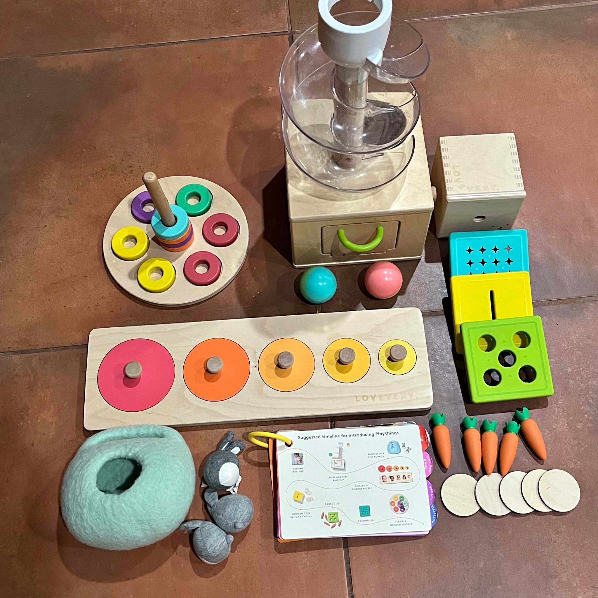 Lovevery The Babbler Play Kit (Months 13-15) - Doll Playsets 