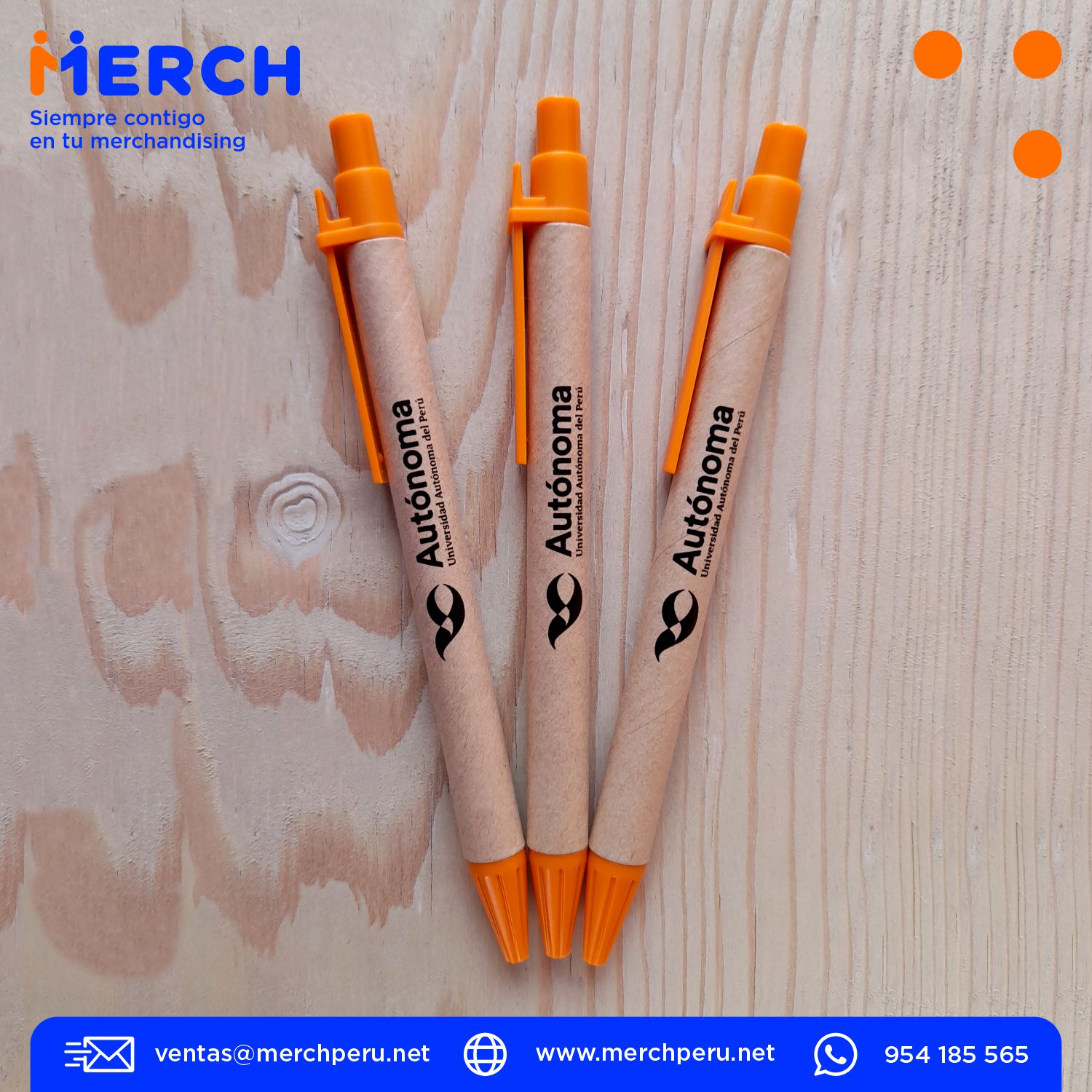 MERCH Perú - #LapicerosPublicitarios Elaborado para...
