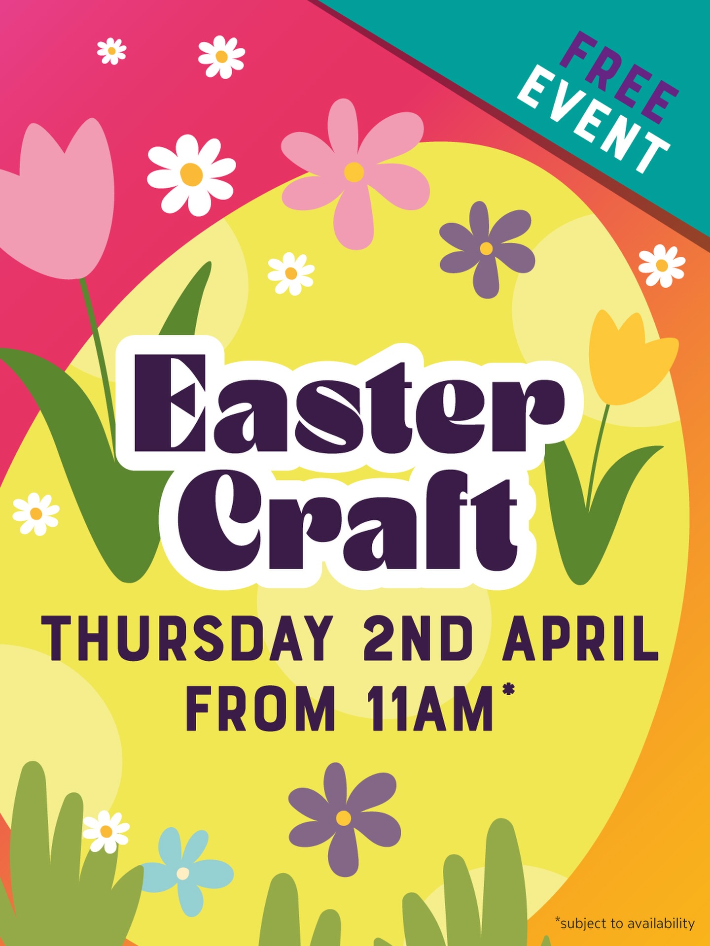 DON'T FORGET - EASTER CRAFT THIS THURSDAY Bring the kids ...