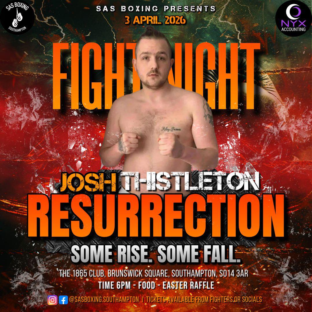 SAS - 🥊 FIGHTER ANNOUNCEMENT 🥊 JOSH THISTLETON STEPS IN Josh Thistleton ...