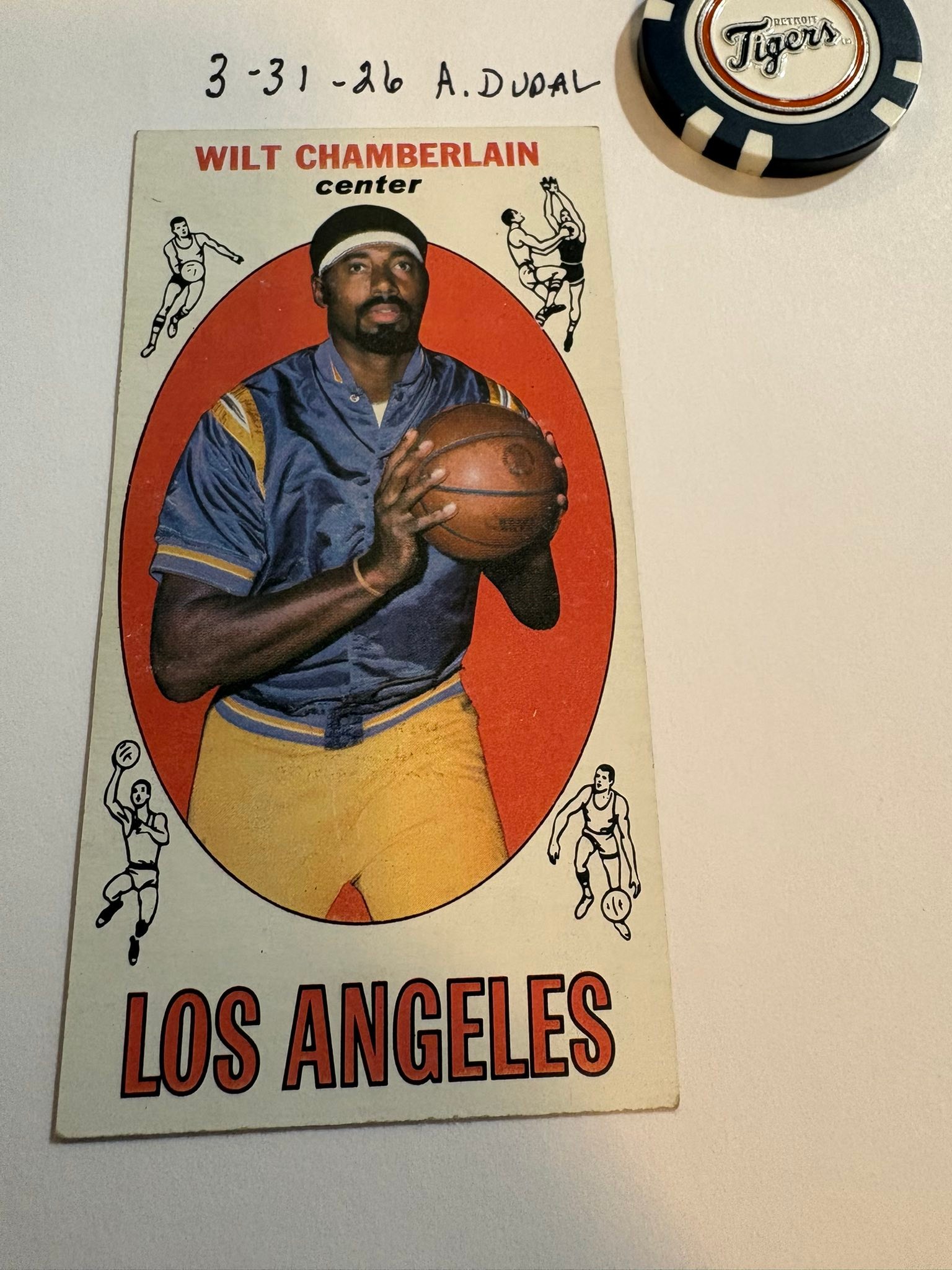 Grading of 1969 Wilt Chamberlain Topps #1 Card