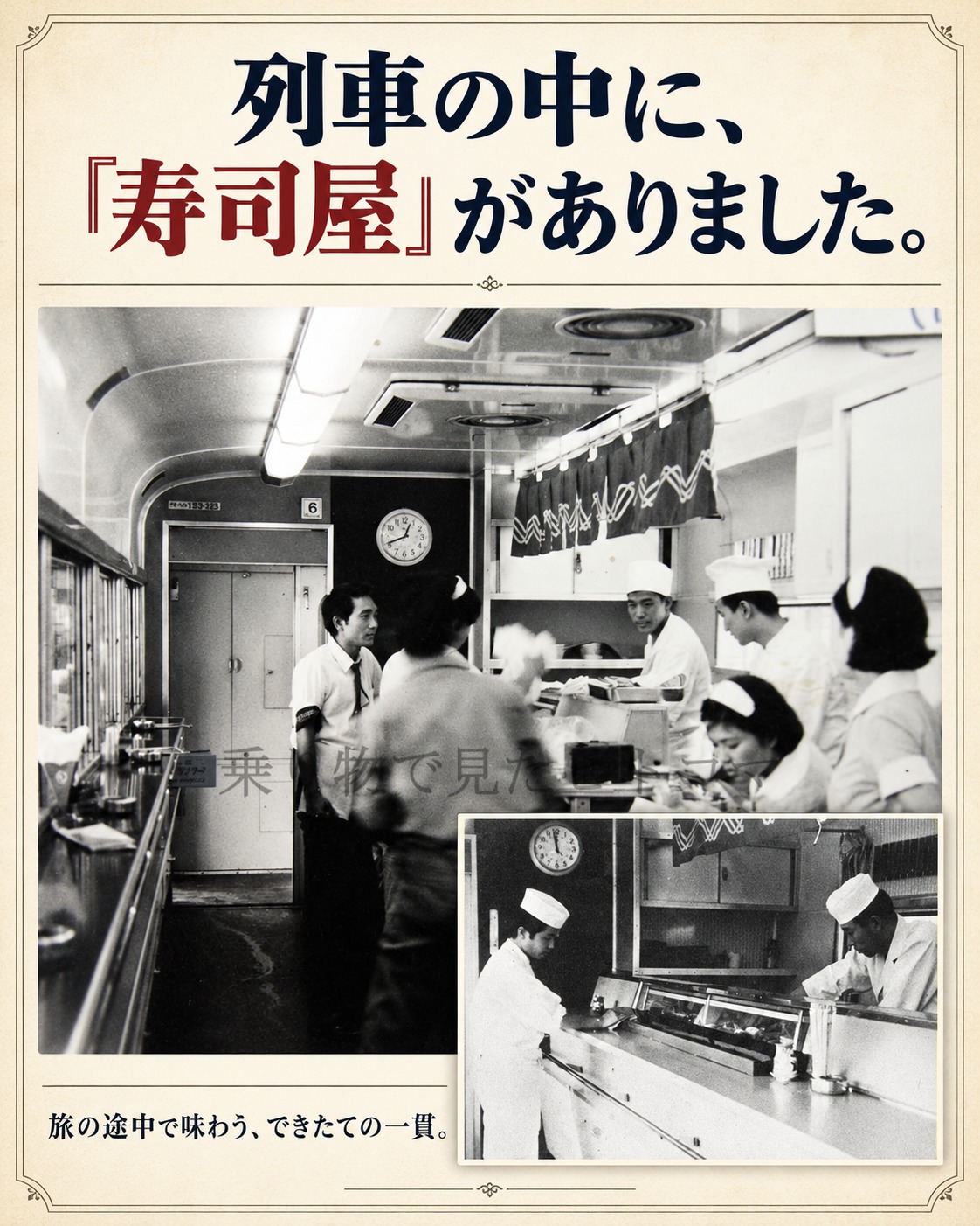 これは知らなかったです、食堂車も懐かしいです😉