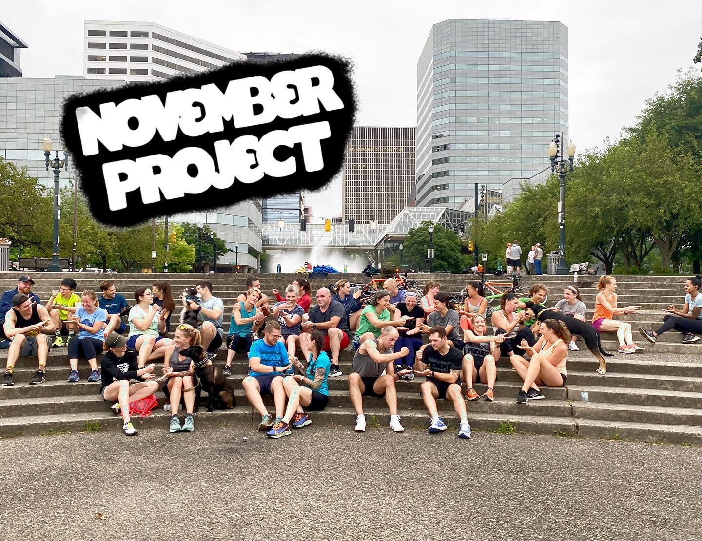 // LOTS of Winners today!... - November Project Portland