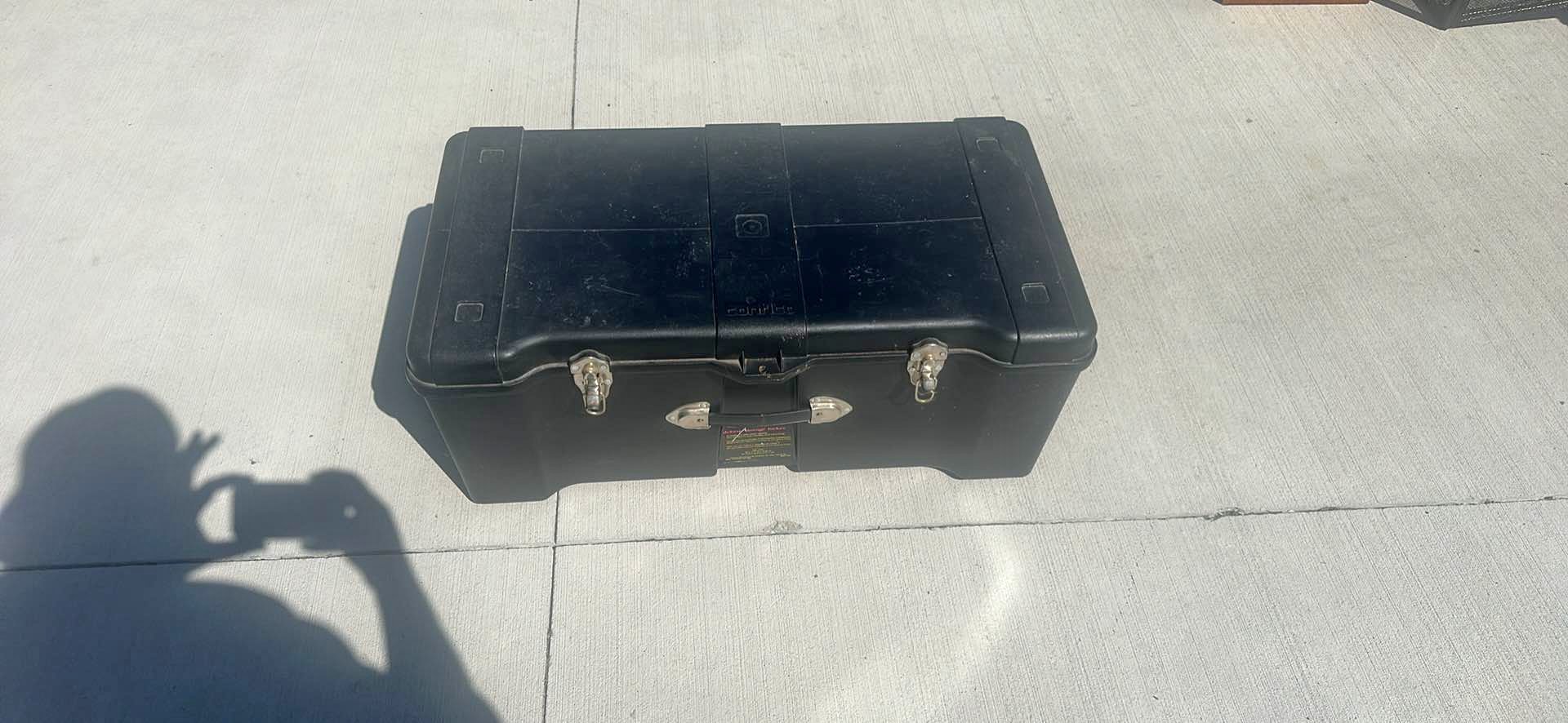 Contico Black Storage Trunk - Trunks & Chests - Fenton, Michigan ...
