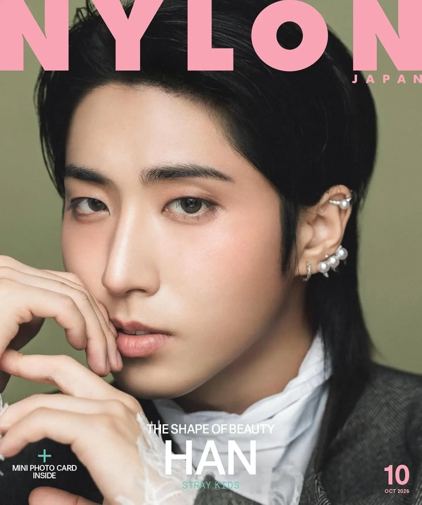 Nylon Japan October 2026 issue with Stray Kids' Han restocked at