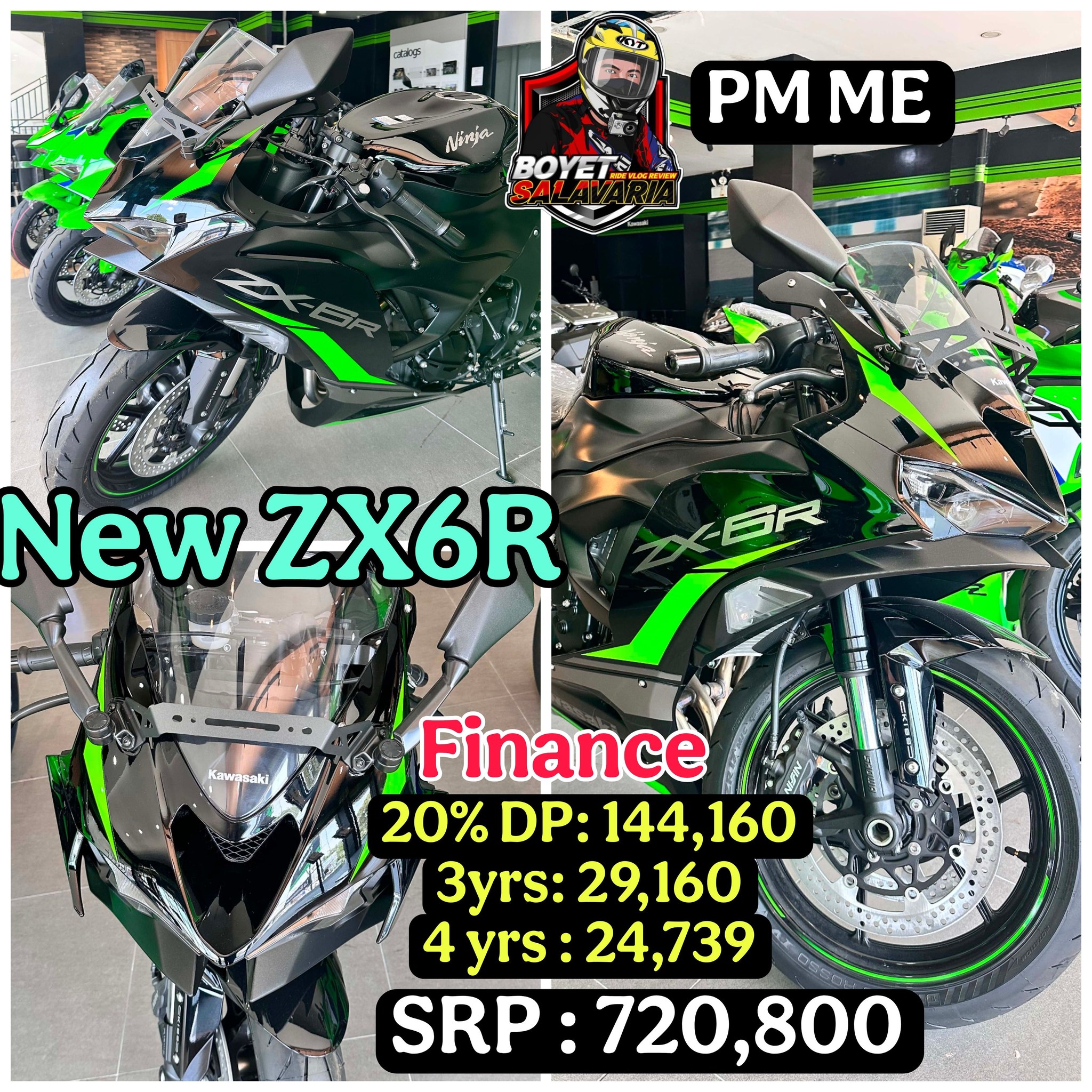 🚨 New Kawasaki Ninja ZX6R ( 2025 MY ) SRP:720,800 Pede mo iaplay