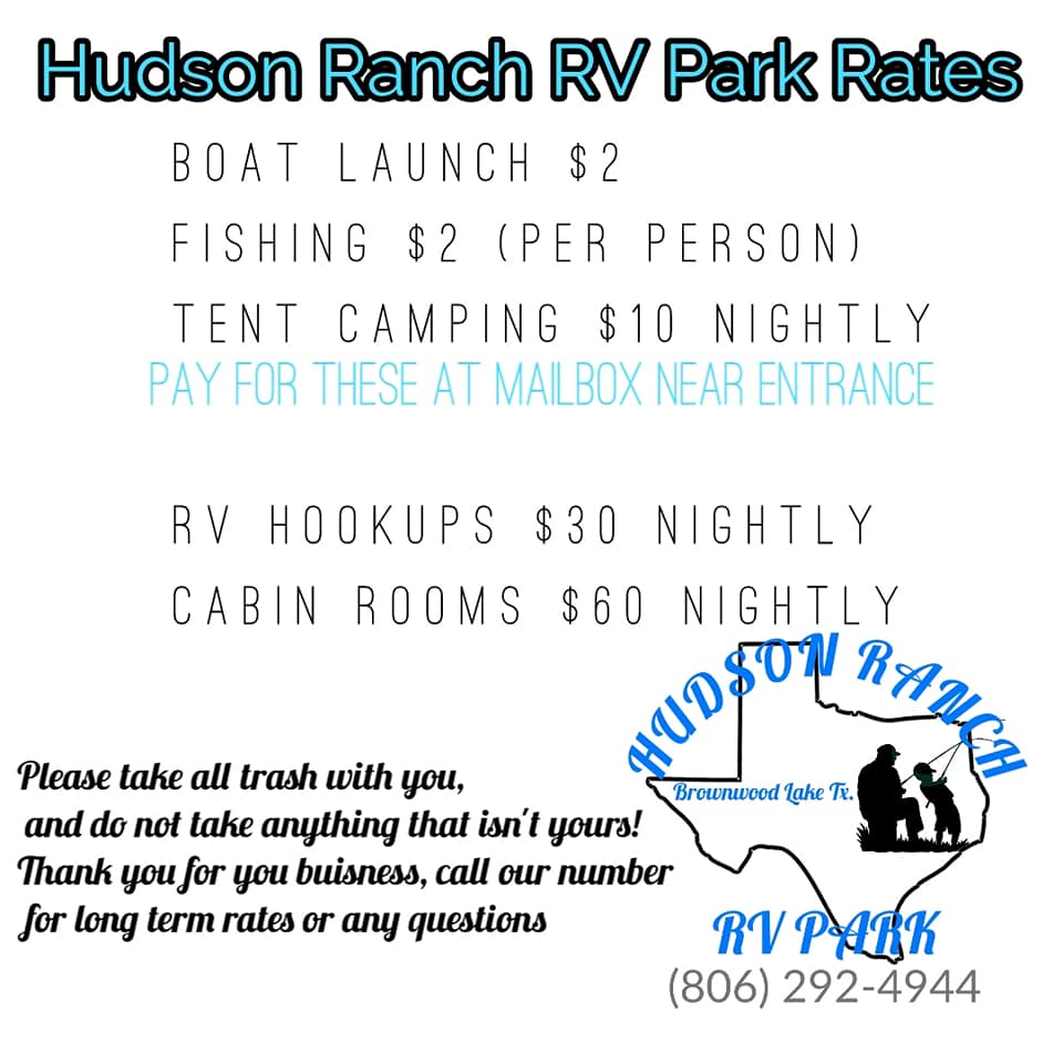Hudson Ranch RV Park | Brownwood TX