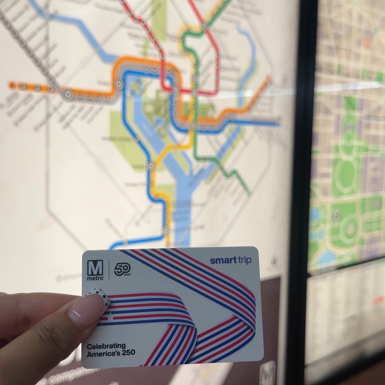 Get a limited-edition Smart Trip card for America's 250th