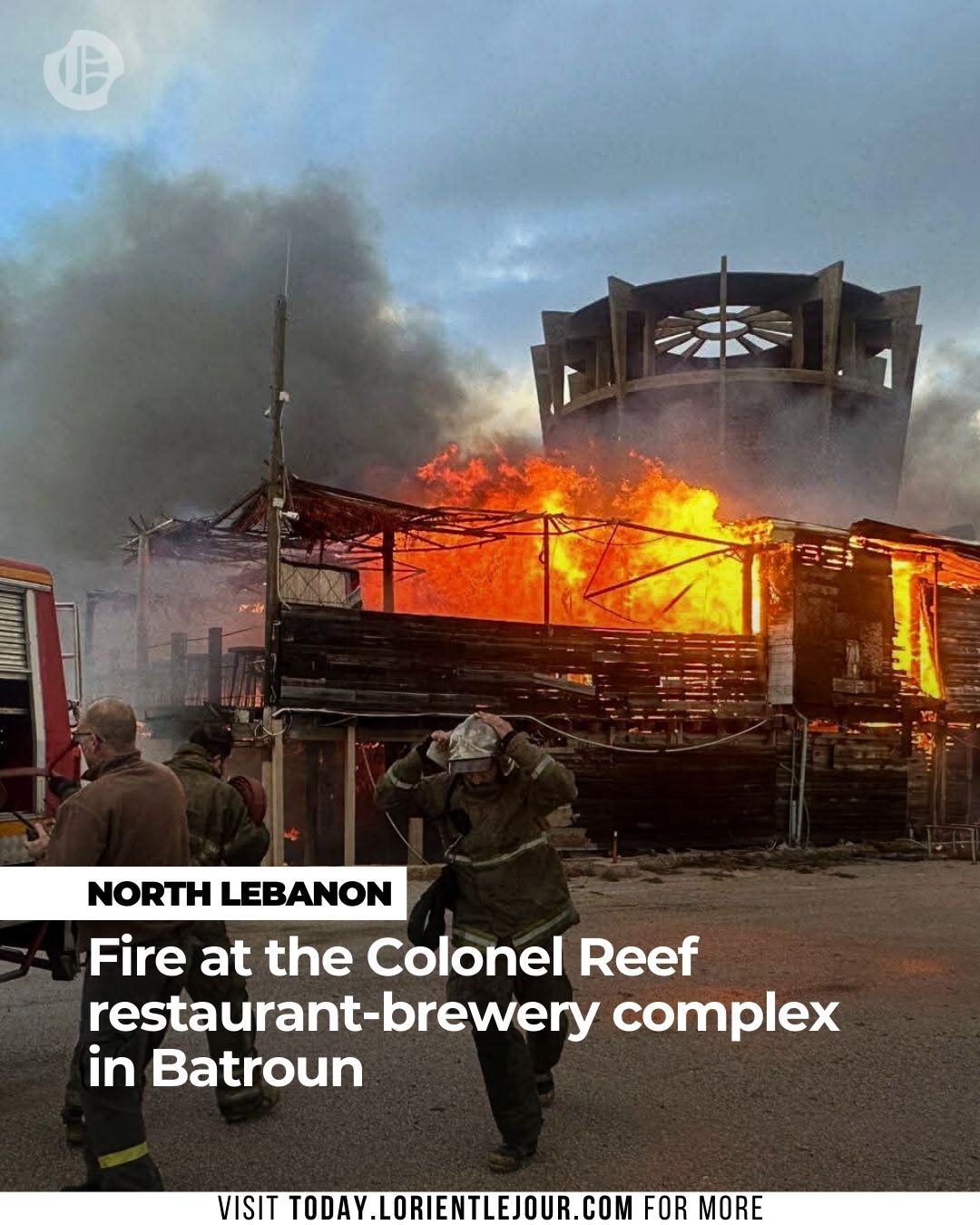 L'Orient - A major fire broke out Thursday morning at the Colonel Reef ...