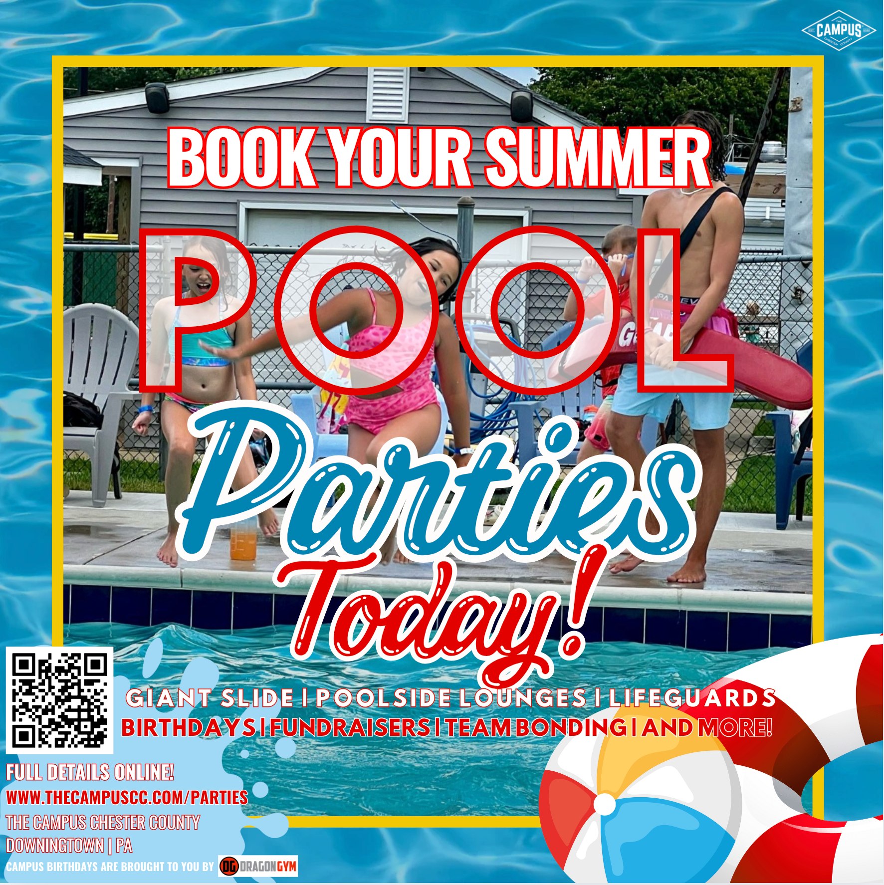 The Campus - BEAT THE SUMMER HEAT WITH A CAMPUS POOL PARTY! Ready To ...