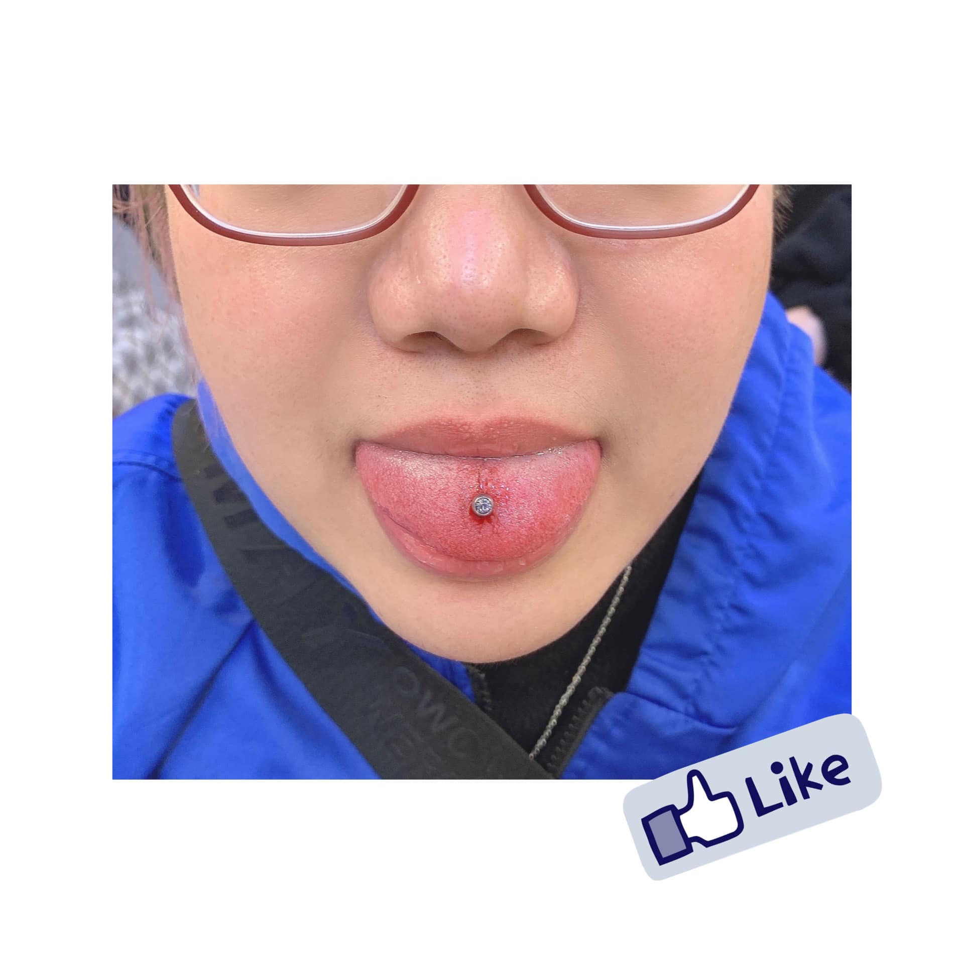 茱咪飾品 - #手穿舌環 初體驗👍 😜😛😝 #茱咪 #茱咪飾品 #三峽茱咪 #三峽打耳洞 #三峽穿耳洞 #新北三峽... | Facebook