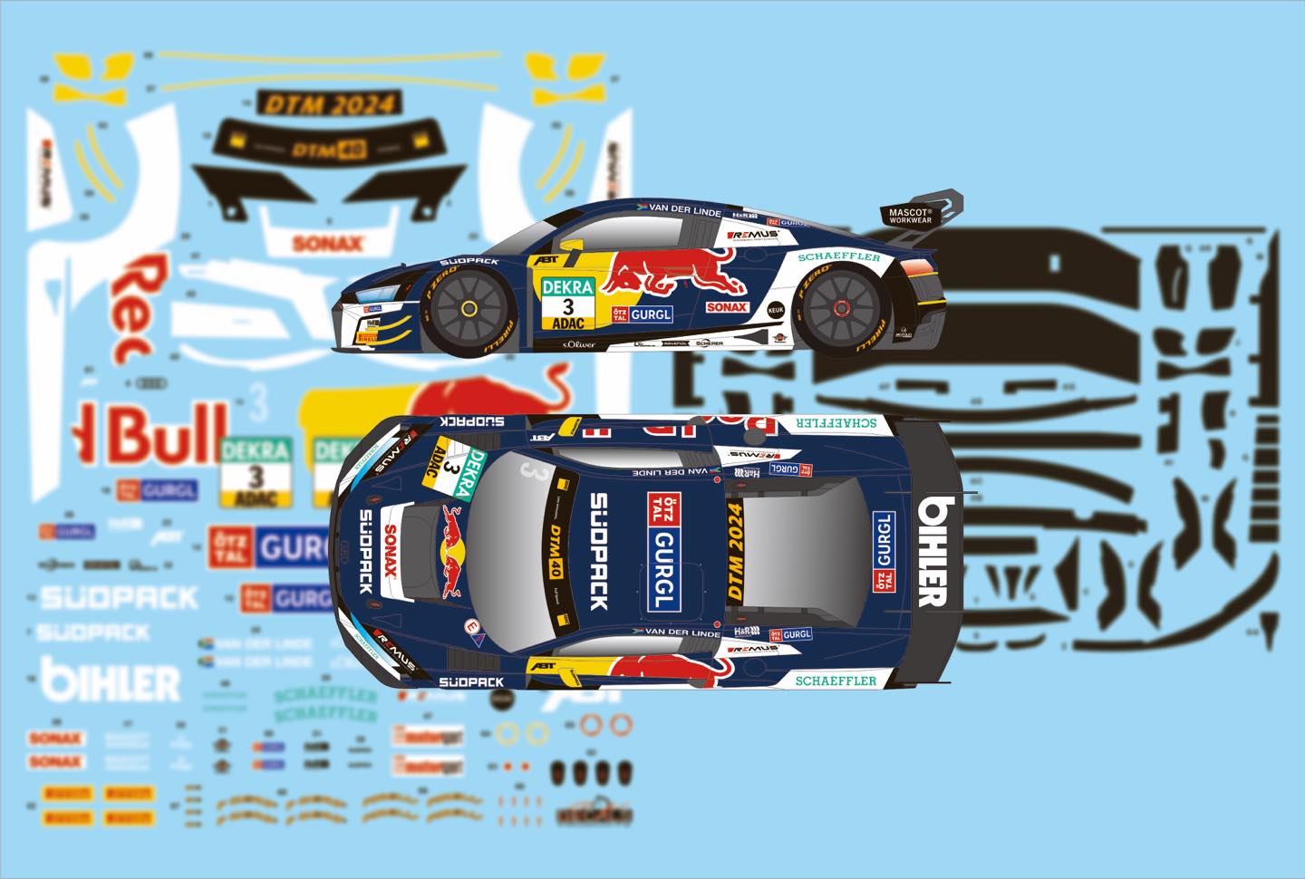 S.k.decals - 💥Audi R8 LMS evo II series💥 DTM 2024 Abt Sportsline “Last ...