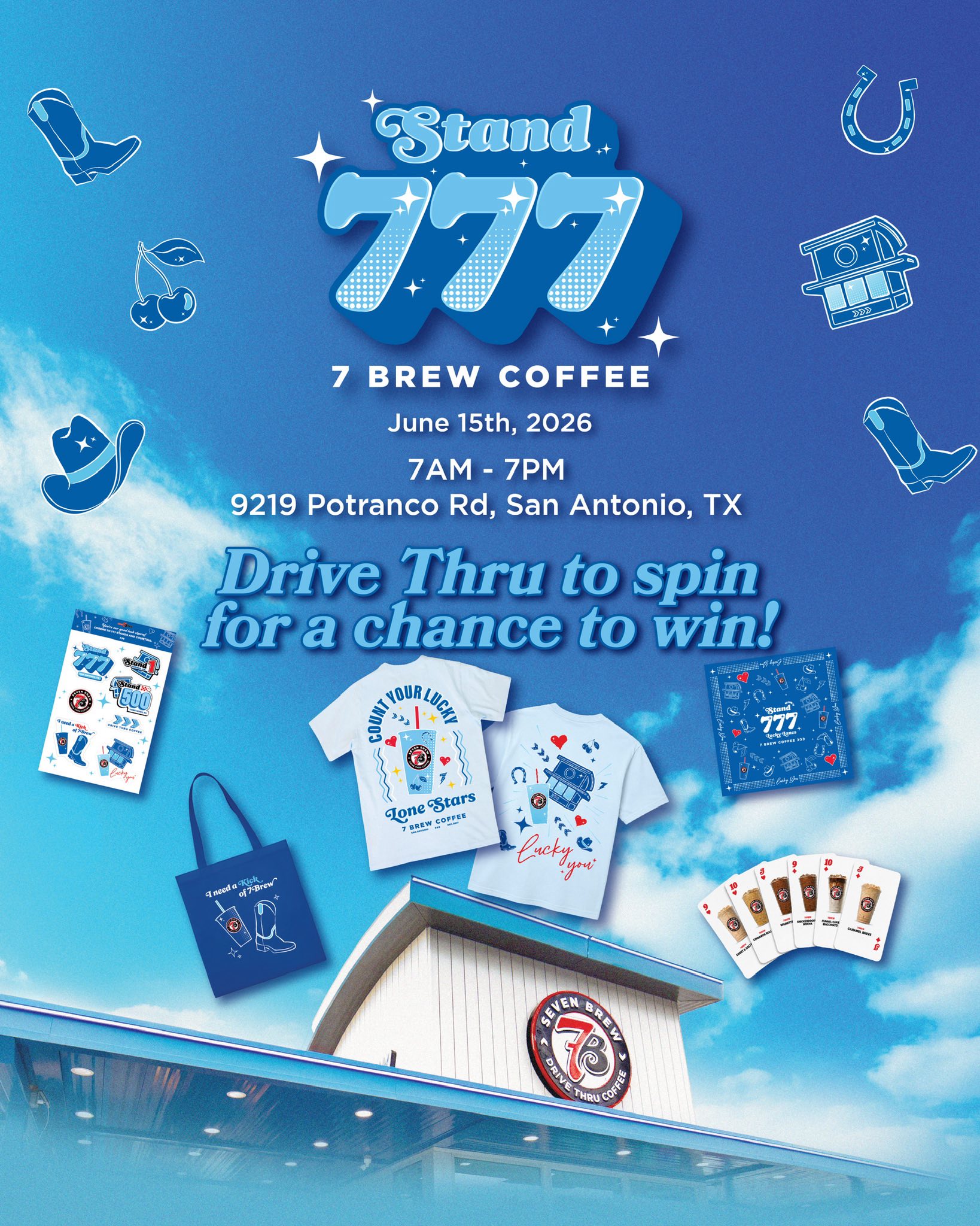 SAN ANTONIO, ARE YOU FEELING LUCKY? 🎰 Join us on June 15th as we