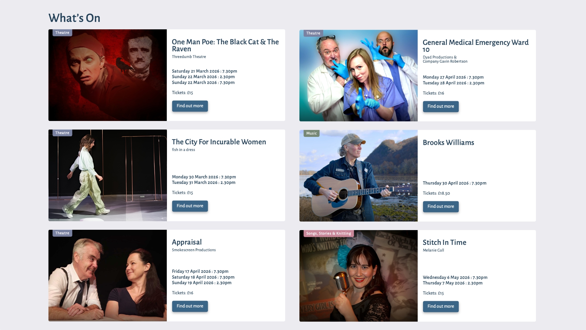 I Love Newton Stewart | Tickets are now on sale for the first six shows ...