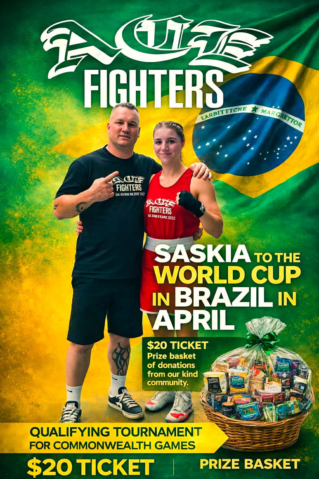 Ace - FUNDRAISER RAFFLE🥊 Saskia Elliott is on the pathway to the ...