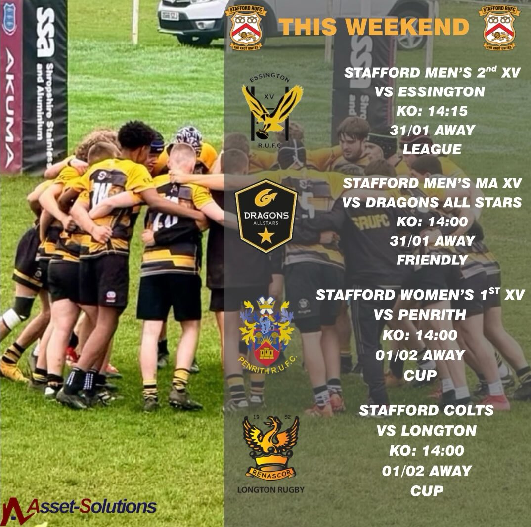 Stafford Rugby Club added a new photo. - Stafford Rugby Club