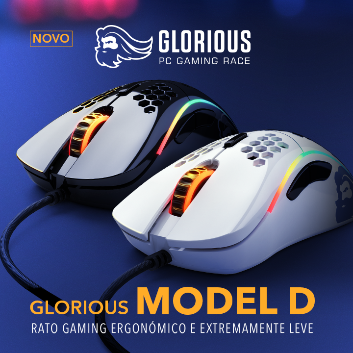 ‼️ Rato Glorious Model D ‼️ Novo... - PCBEM - Informática