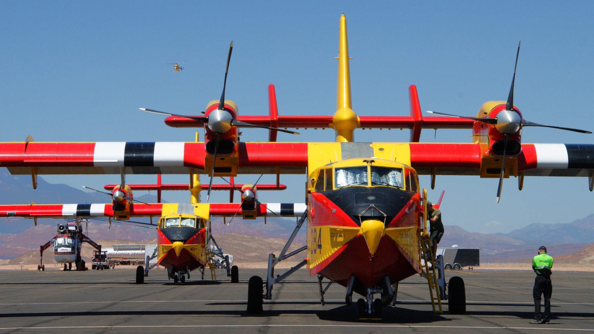 St. George Airport has been our home for the past several days as