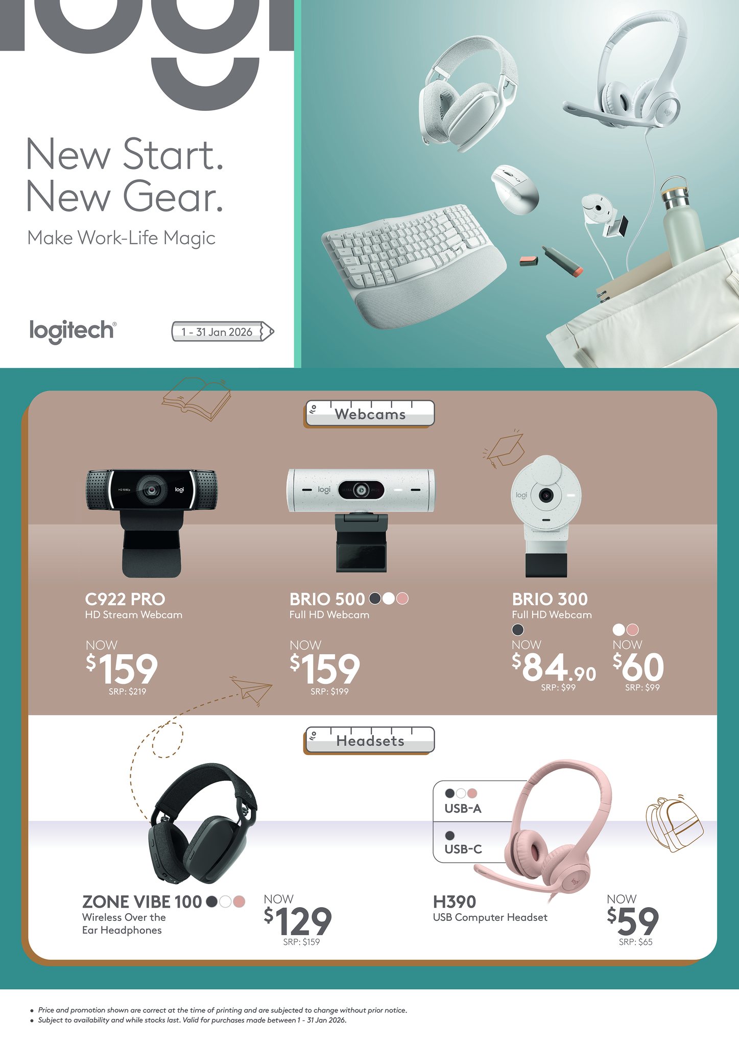 Ban - 🎥 Start 2026 Strong with the Logitech Brio 500 Webcam! Perfect ...