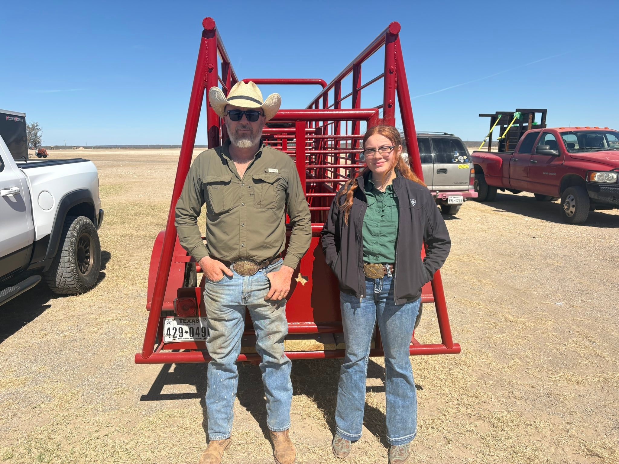 Hebbronville - 16' brush stacker for Violeta Ranch D7 bulldozer 1 1/4 ...