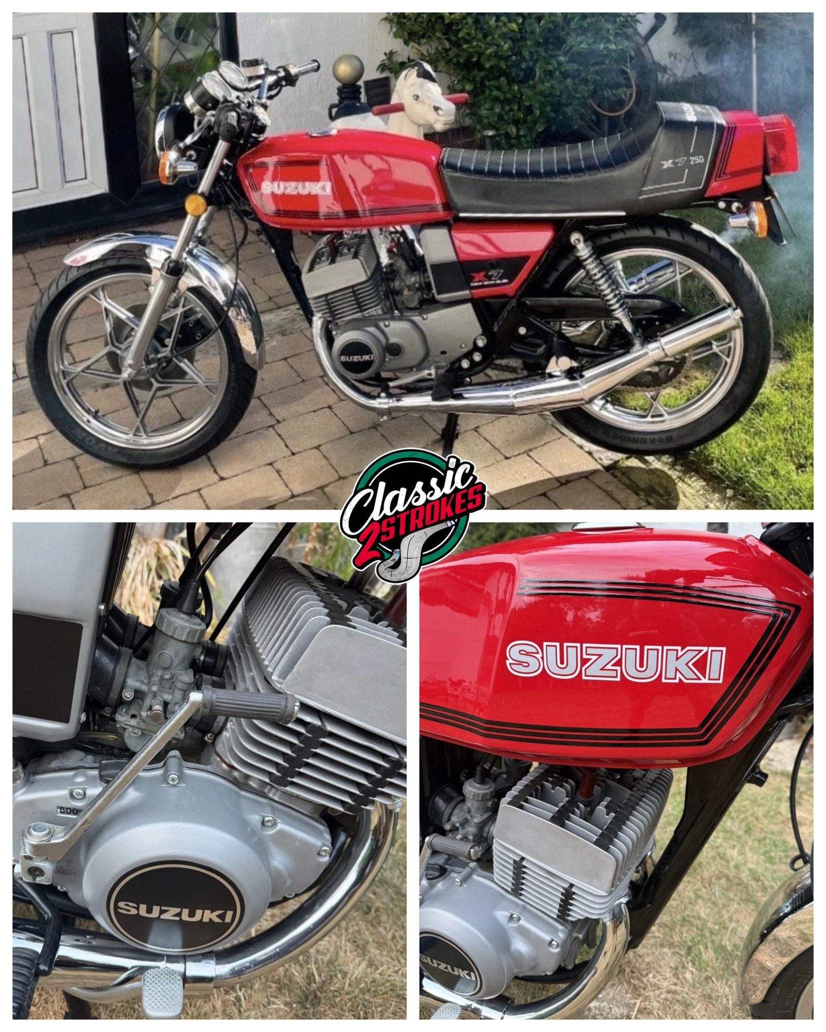 1979 Suzuki GT250 X7 🤔 We Reckon: The Suzuki GT250 X7 transformed