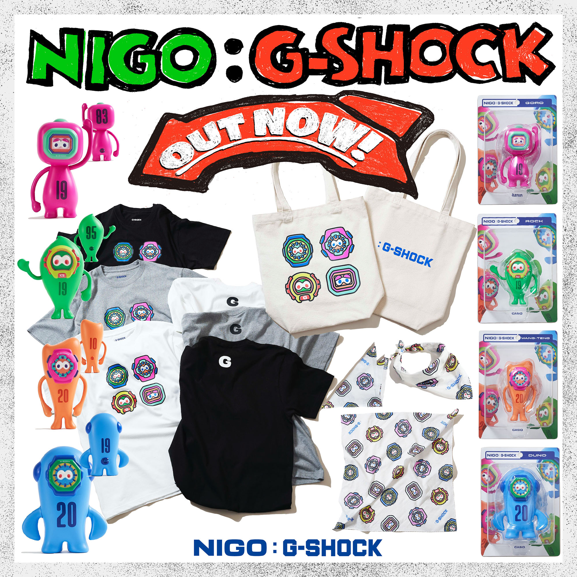 The wait is over! The NIGO® x G-SHOCK SOUVENIR COLLECTION has