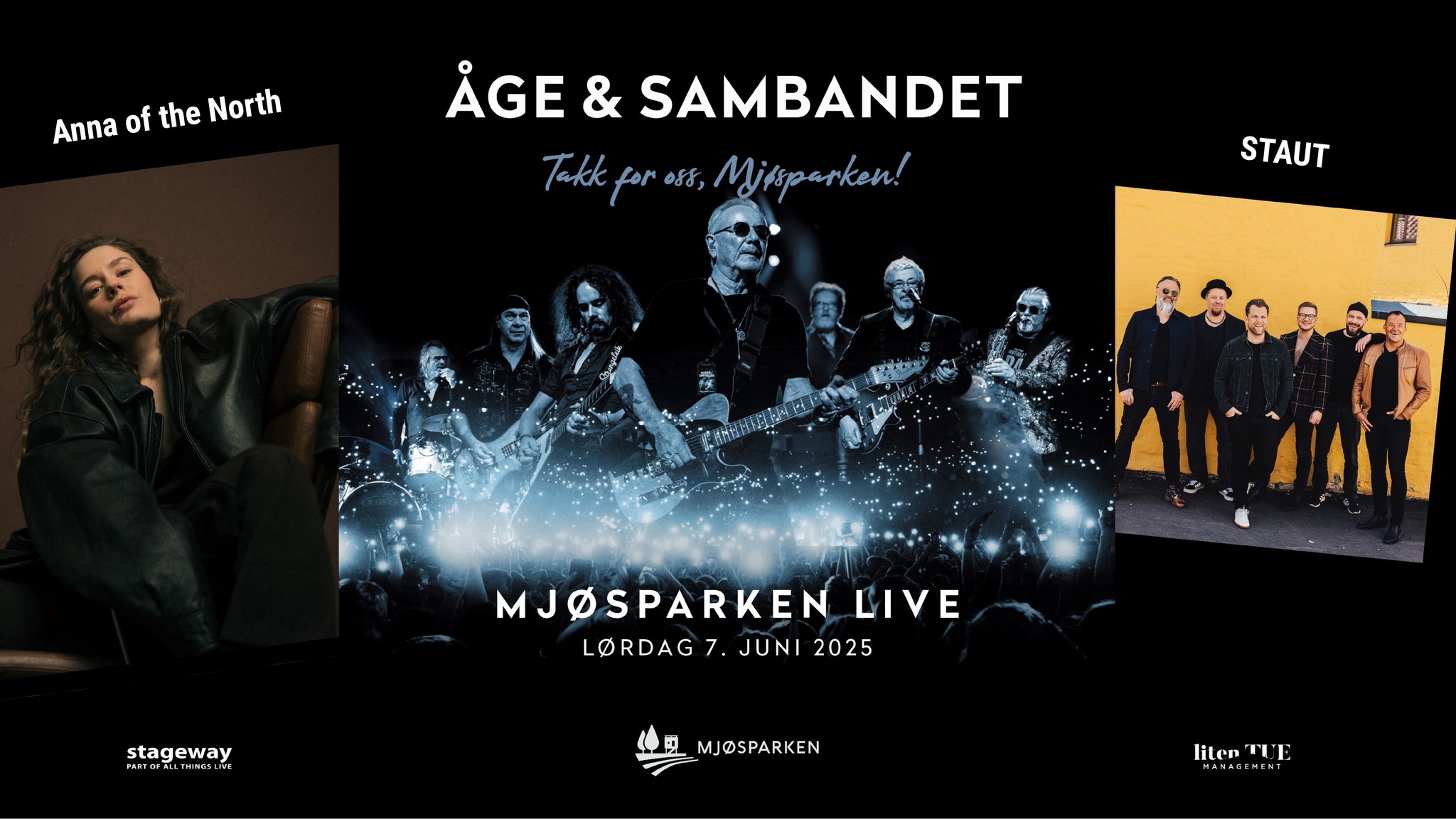 Mjøsparken Live 2025 | Åge Aleksandersen & Sambandet, STAUT og Anna of ...