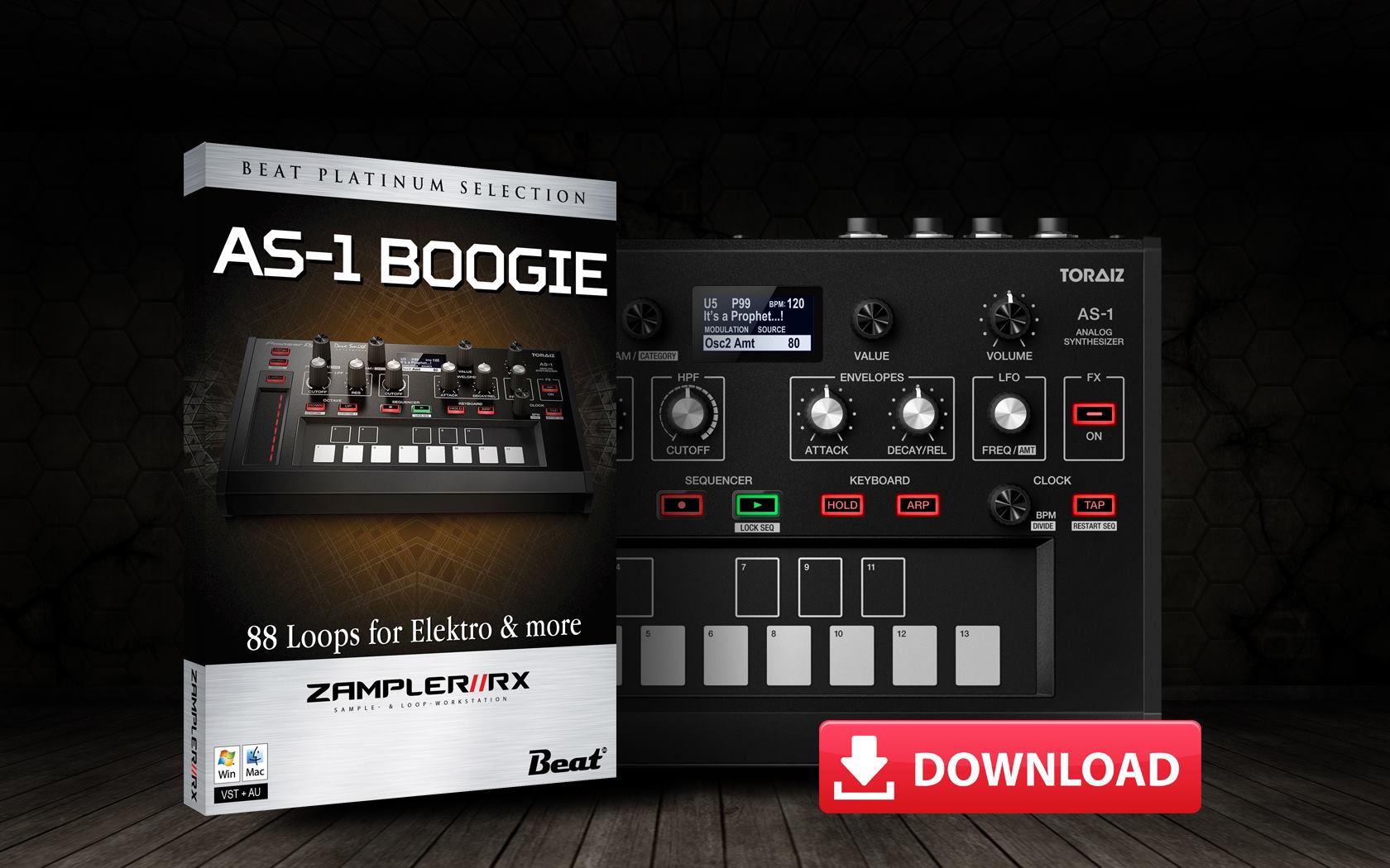 Beat - == 88 free Toraiz AS-1 loops for Zampler == Thanks to his ...