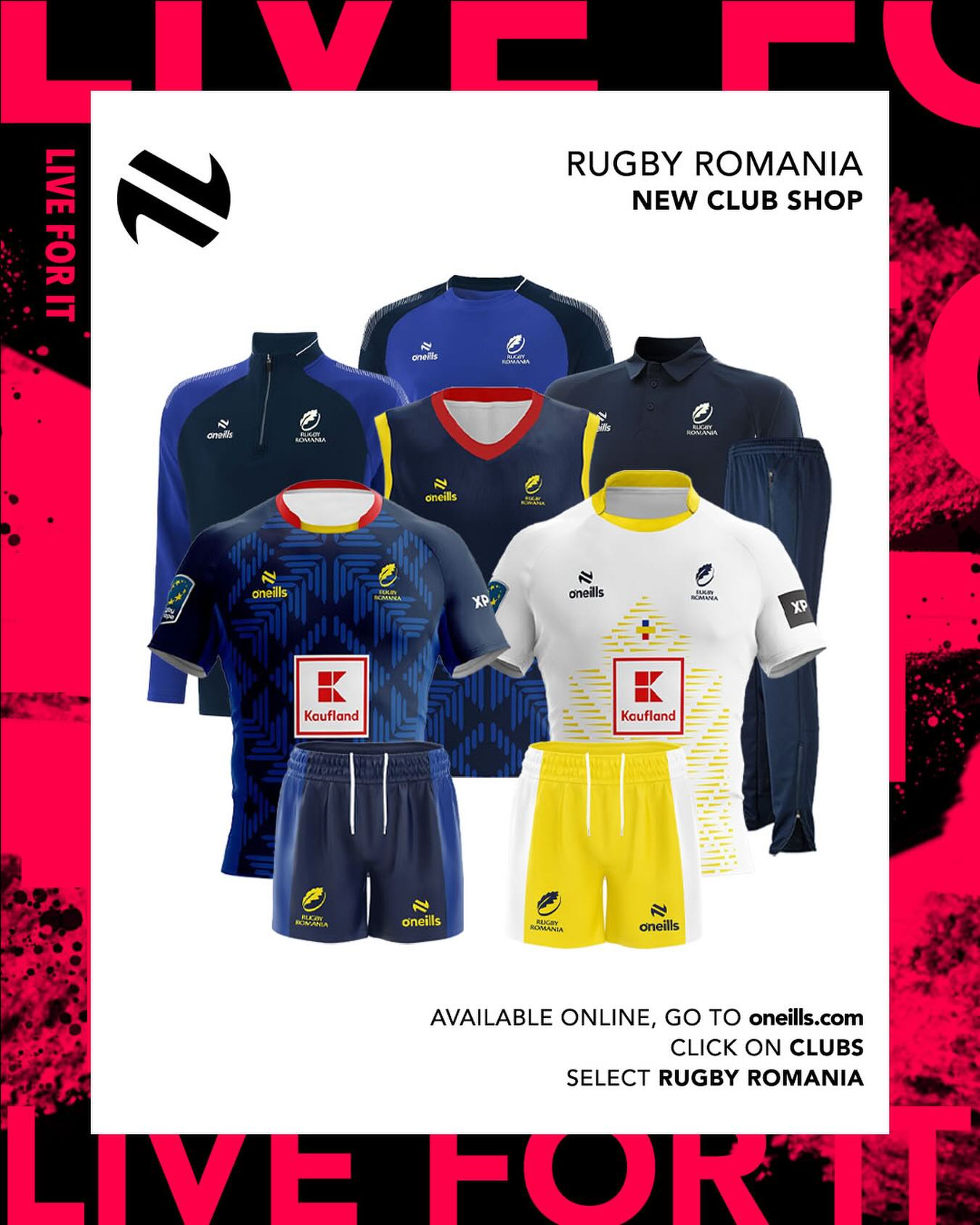 Rugby - 🏉🇹🇩👕 O’Neills și Rugby Romania au lansat magazinul online cu ...