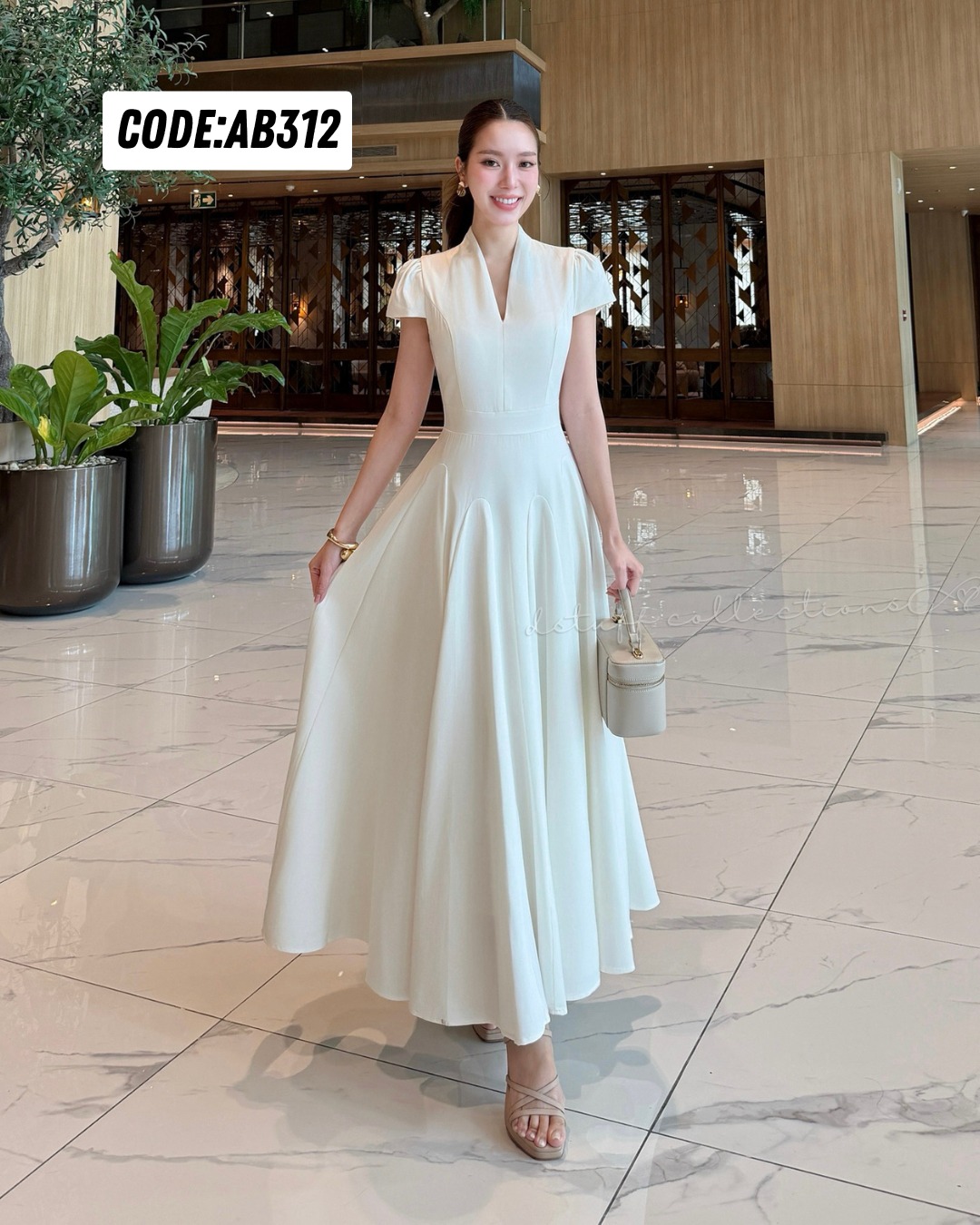 bridesmaid dresses bangkok 🇹🇭✨ FRESH FROM BANGKOK, MGA MADAM! ✨🇹🇭 Fresh styles, pretty designs, at quality pieces na perfect pang-ootd! 💖 👗 FROM ABAGAIL SHOP 🇹🇭 BKK PREORDER / PABILI ✈️ ETA TO PINAS Pull on design White Prom Dress, Fancy Color:M-Pool
