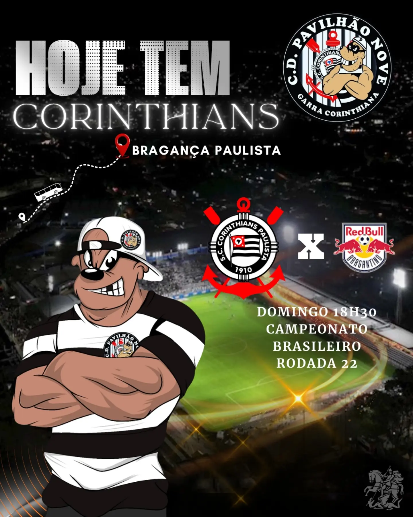 Corinthians C.D. Pavilhão Nove ( XL ) Corinthians C.D. Pavilhão
