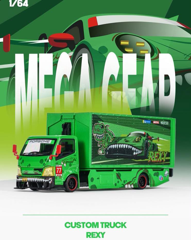 Pre-order Mega Gear 1/64 custom truck diecast models by December 2026