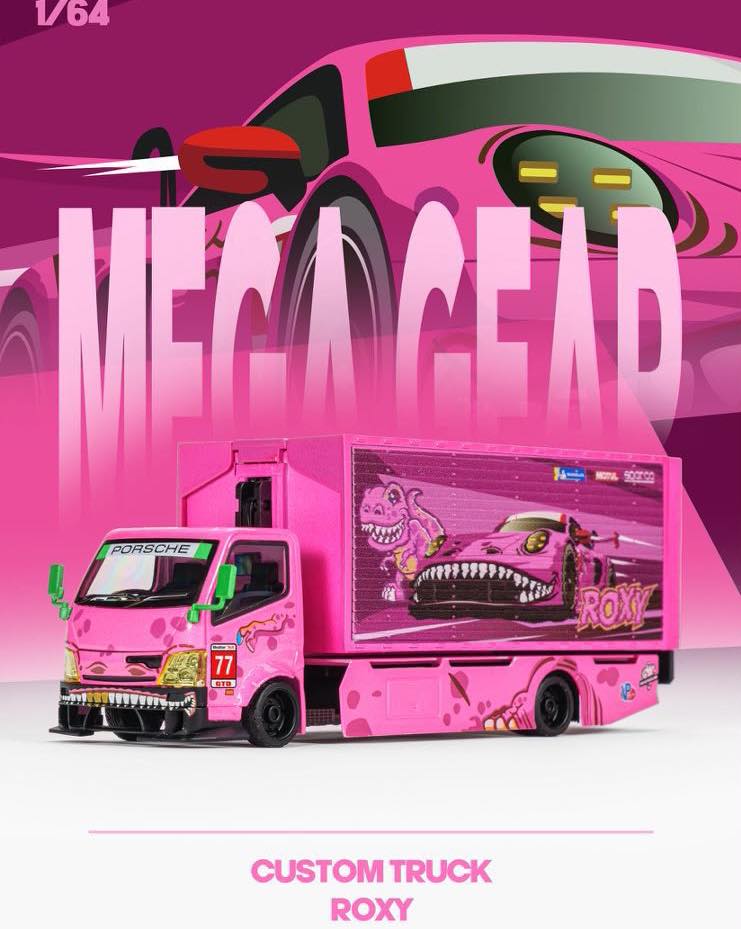 Pre-order Mega Gear 1/64 custom truck diecast models by December 2026