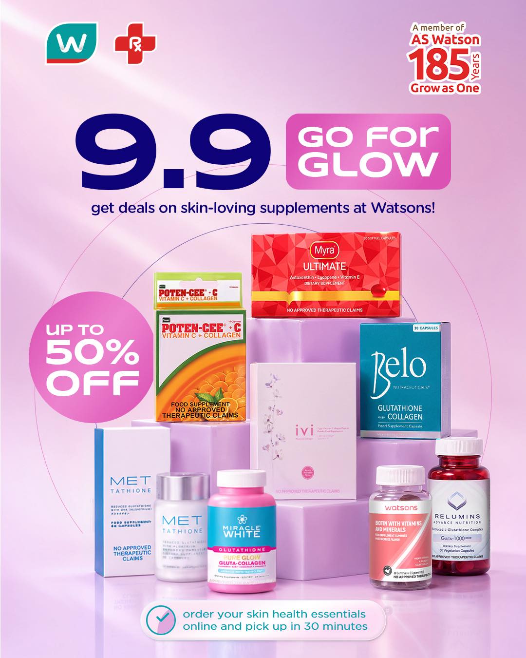 belo nutraceuticals glutathione + collagen dietary supplement 10 capsules The secret to young-looking skin is just a tablet away! With Nutrabliss by Watsons, getting your daily dose of is now easier. Simply take your Collagen Vitamin C chewables once IM vitamin injection Size:100mg / 60 Capsules Methylene Blue Infusion Injections