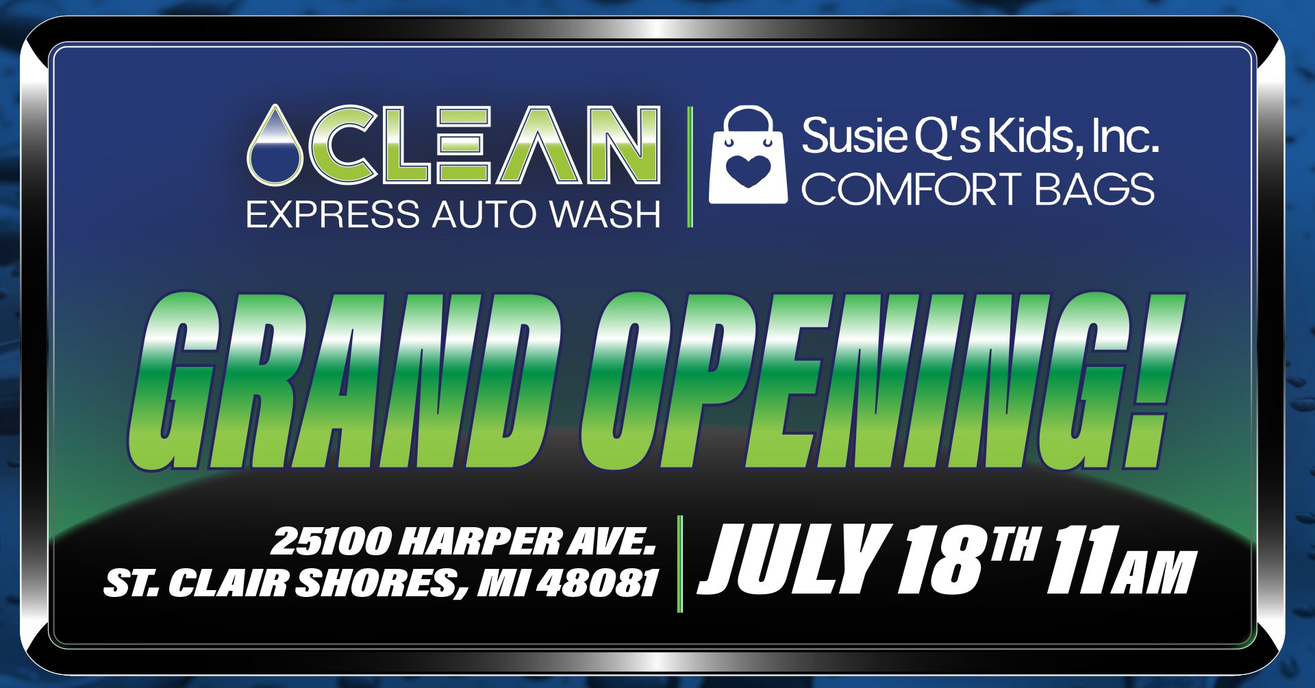 Join us in celebrating the Grand... - Clean Express Auto Wash | Facebook