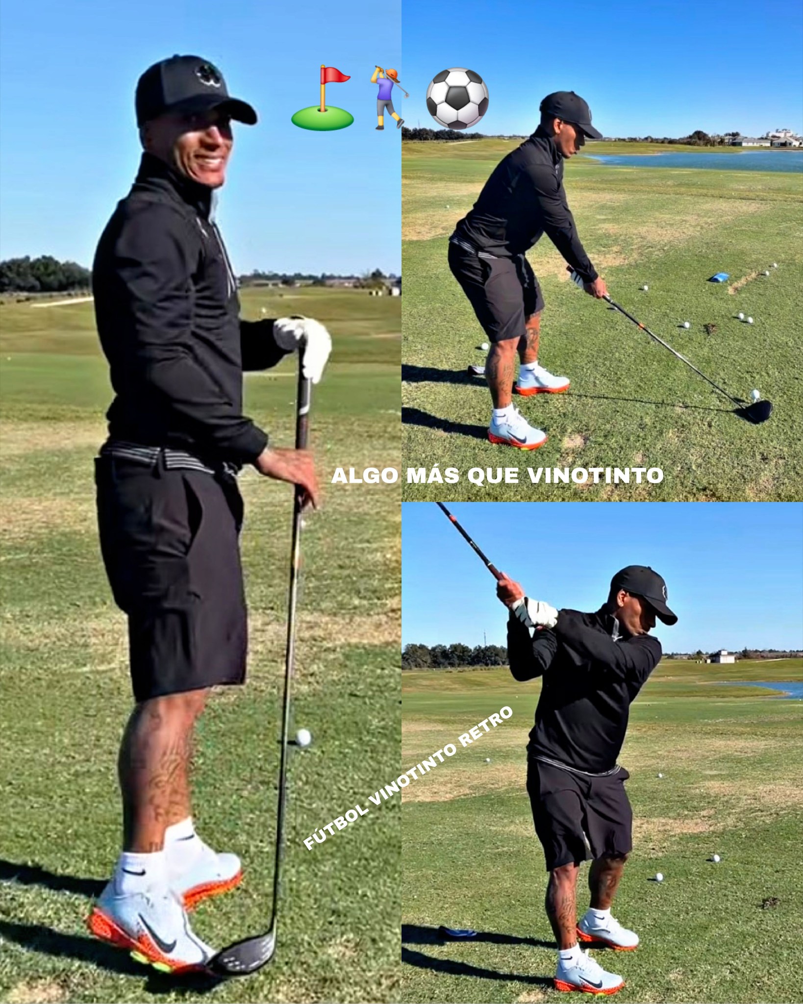 Futbol - RÓMULO OTERO 🇻🇪 se lanzó una partida de Golf ⛳️ durante año ...