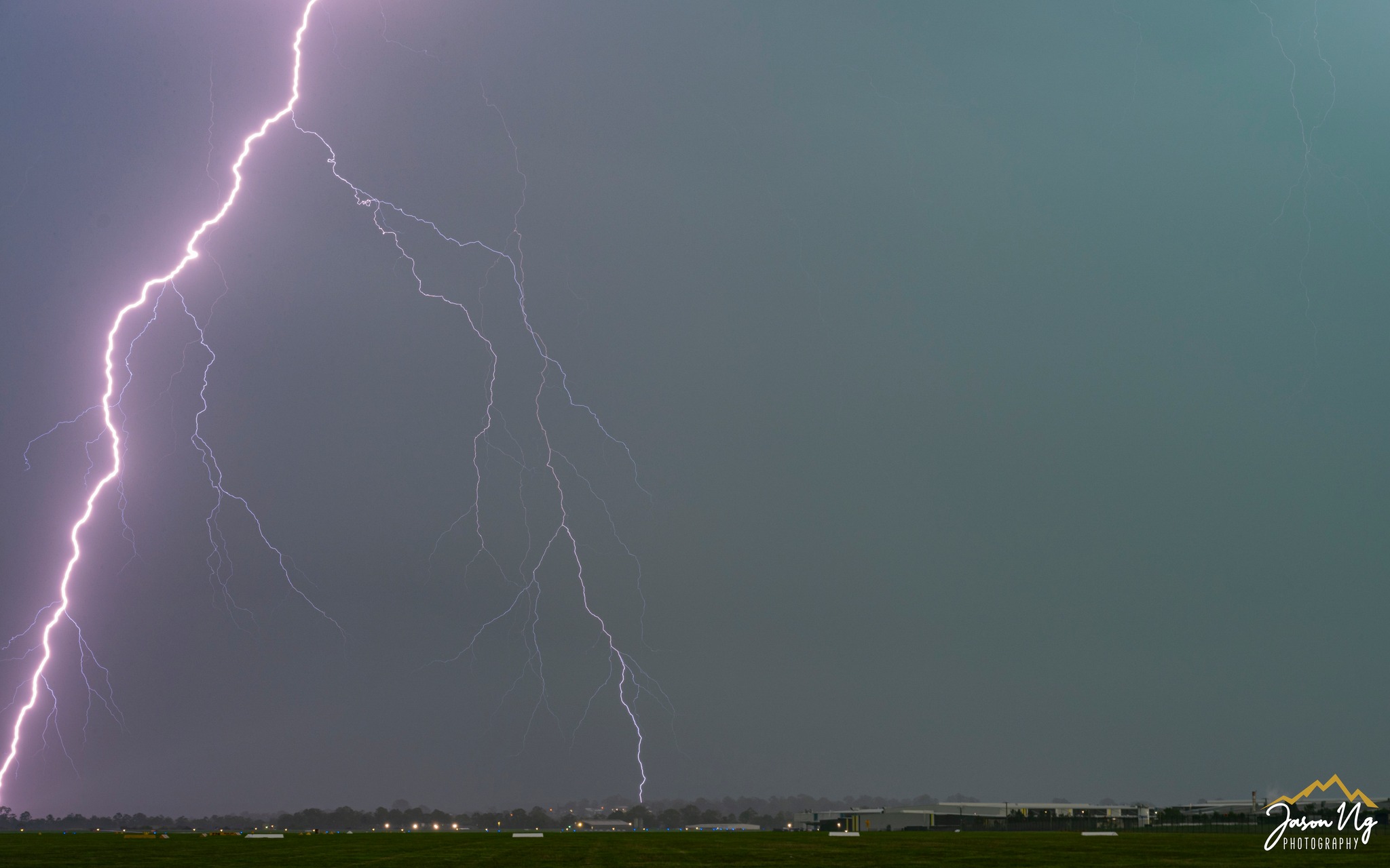 Jason - ⚡️🌩 Almost in Frame! 🌩⚡️ This absolute monster of a lightning ...