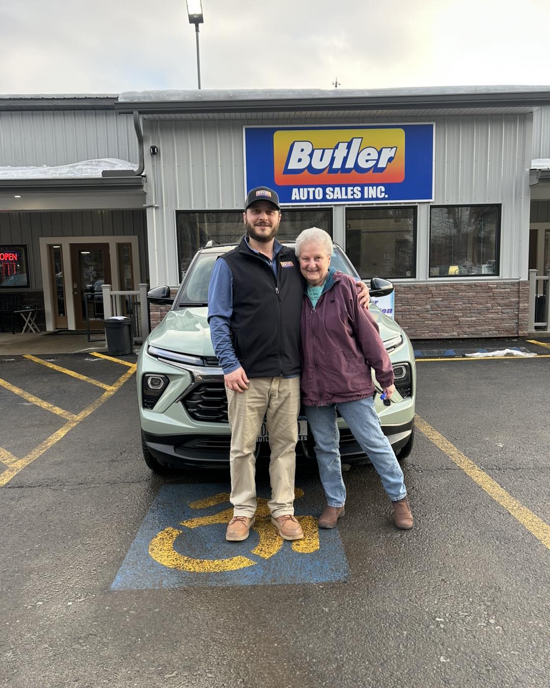Butler - Congrats, Peggy, on your new Chevy Trailblazer!Thank you for ...