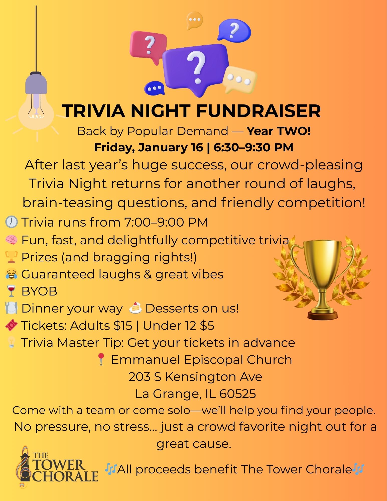 🏆 Bragging rights are on the line.... - The Tower Chorale | Facebook