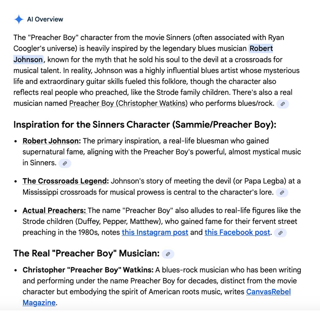 Preacher - Well, thank you AI overview ... The Real "Preacher Boy ...