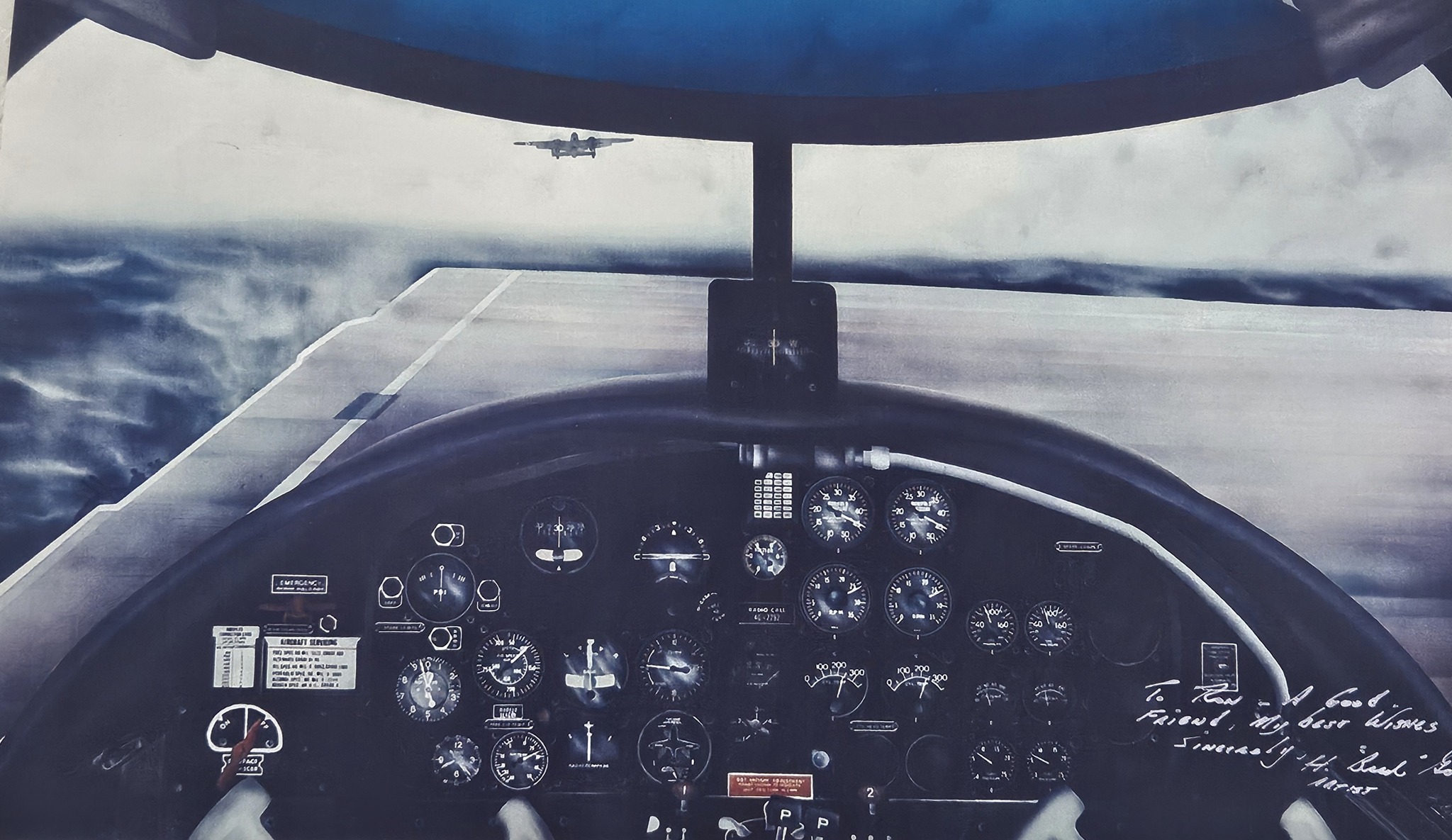 Museum visitors in the future will be able to use our B-25 flight