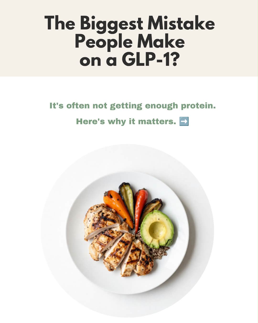 If you're using a GLP-1 medication, protein matters. Reduced appetite, early fullness, and meal skipping can make it harder to get enough, but protein is key to preserving muscle during weight loss