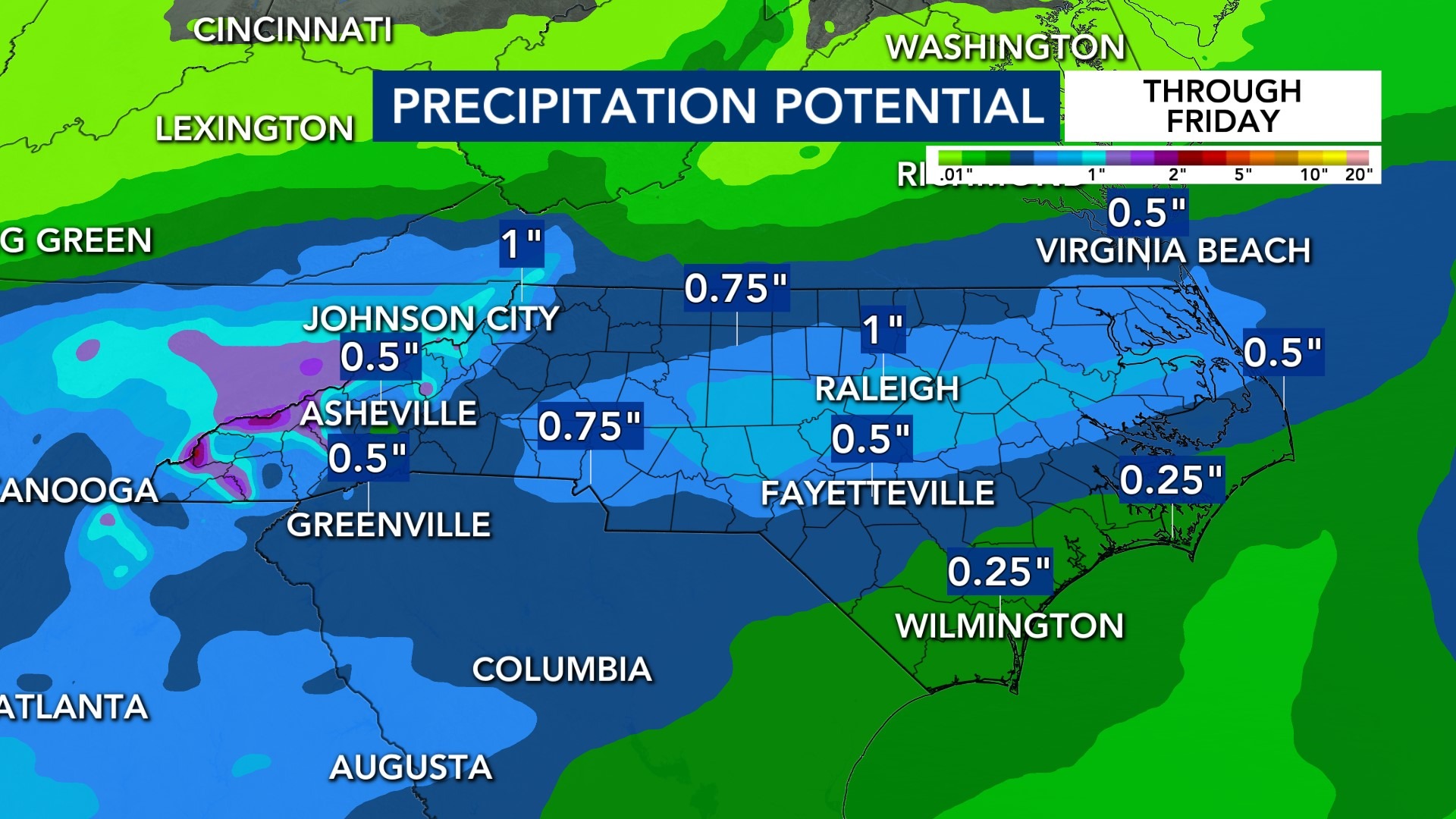 WRAL - Widespread rain has arrived! On WRAL-TV, WRAL Elizabeth Gardner ...