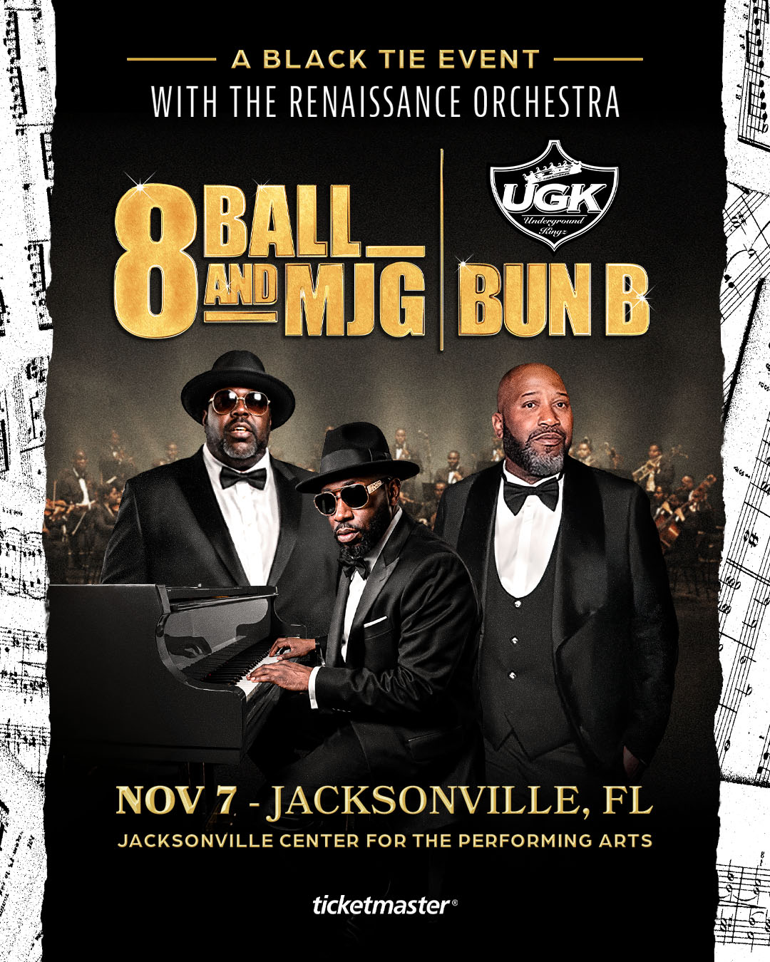 Southern hip-hop legends 8Ball & MJG and Bun B will take the stage
