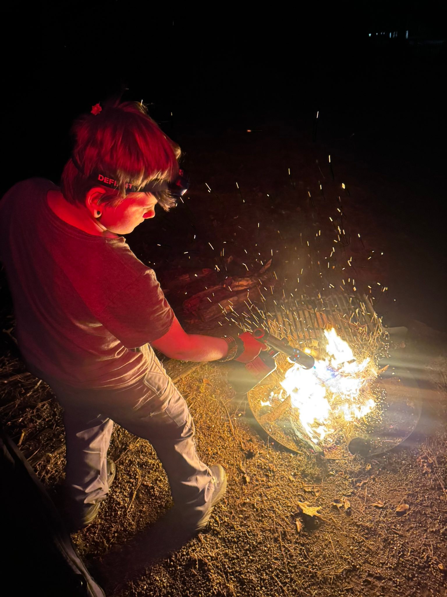I took my three sons camping at high falls in Georgia during