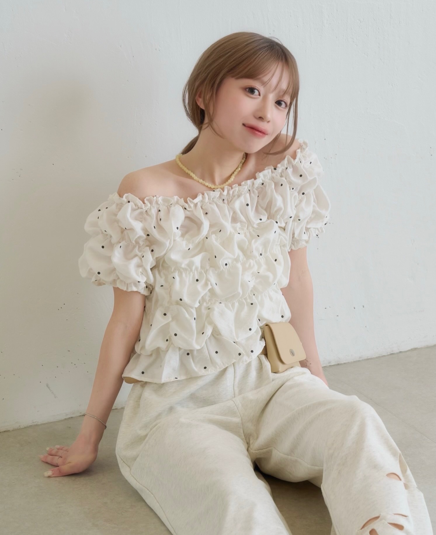 re stock 】 待望の再入荷！ オンラインで予約販売をしていたドット柄