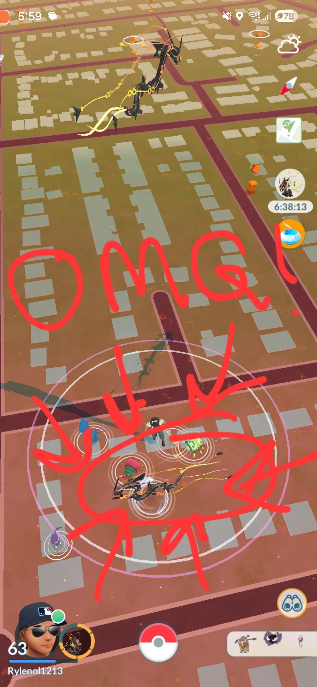 oH mY gOd!! A sHiNy MeGa RaYqUaZa In ThE wIld!! LEt Me CaTcH iT