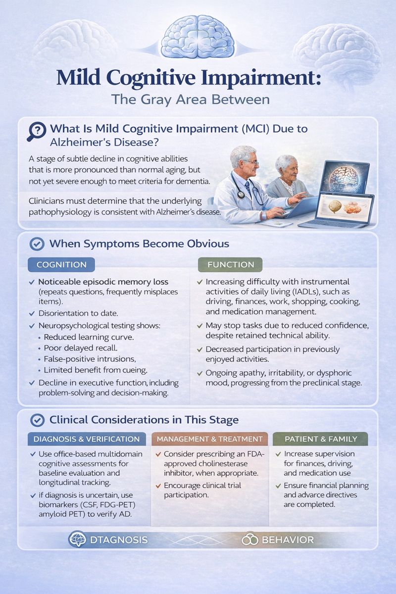 Brain - Mild Cognitive Impairment (MCI) is the stage between normal ...